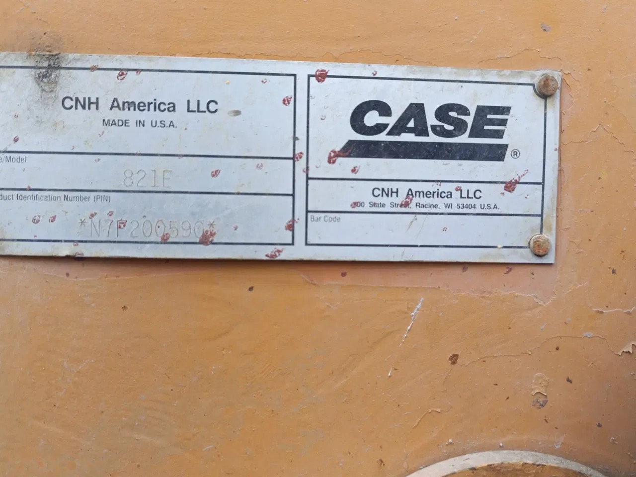 2007 Case 821E, Import Auf Lager in der EU — Foto 6 z 7