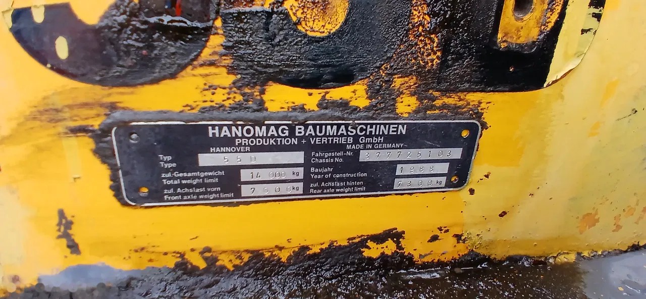 1988 Hanomag 55D, 21.058 mth, Import Auf Lager in der EU — Foto 14 z 14