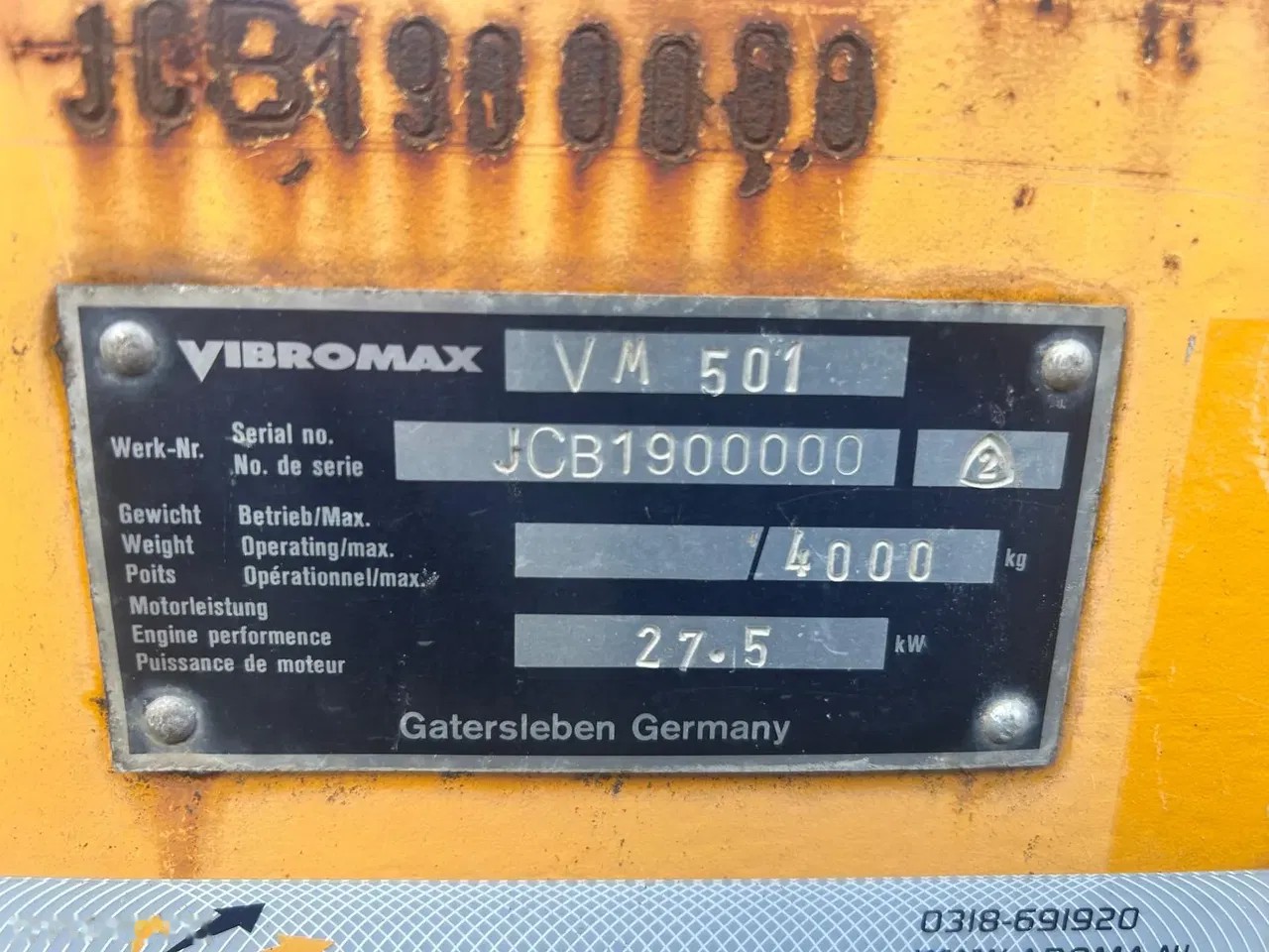 2013 Case VIBROMAX VM 501, 479 mth, Import Auf Lager in der EU — Foto 2 z 13