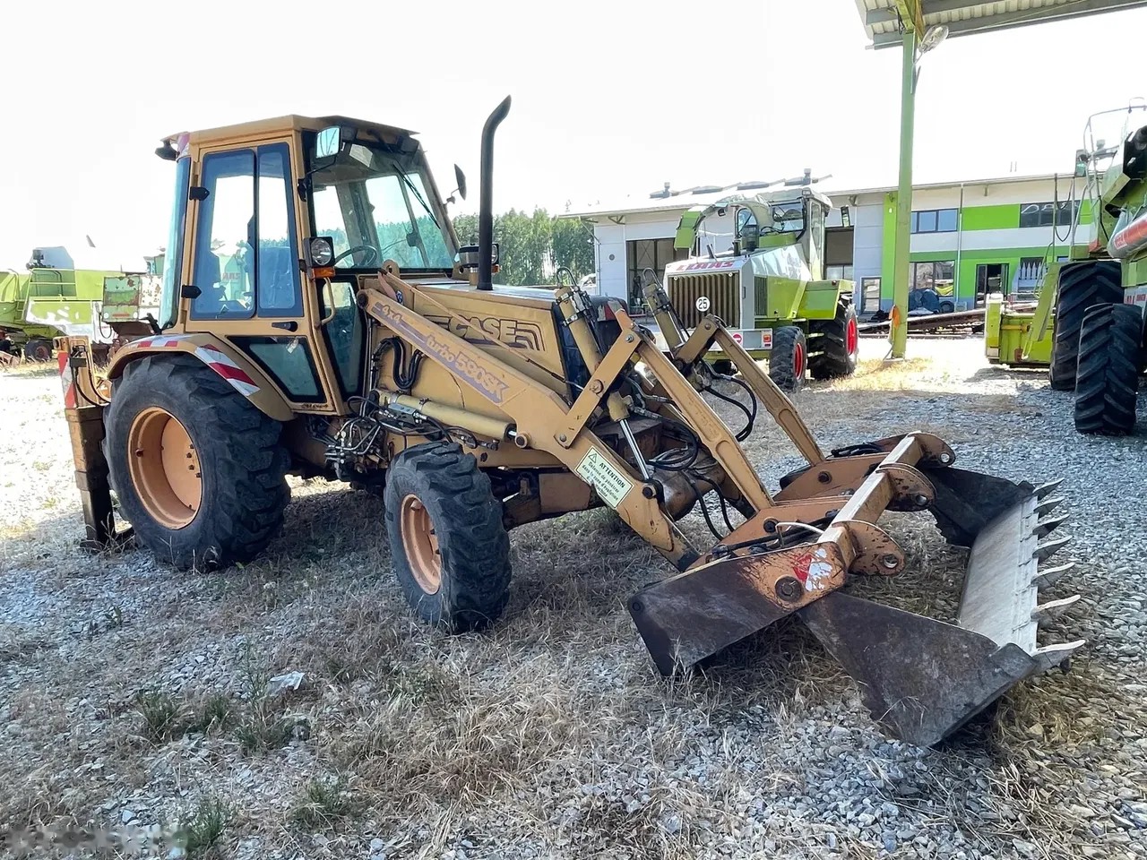 1994 Case 580 SK, Import Auf Lager in der EU — Foto 1
