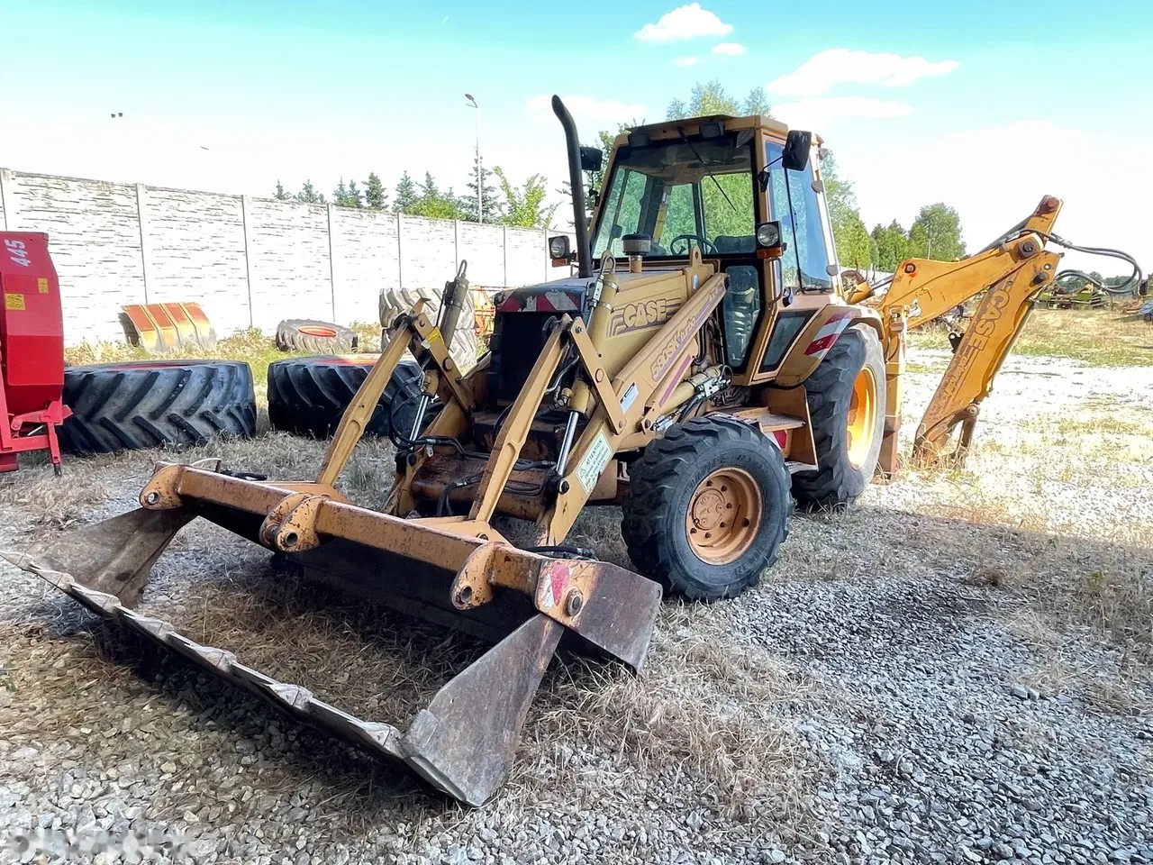 1994 Case 580 SK, Import Auf Lager in der EU — Foto 2 z 4