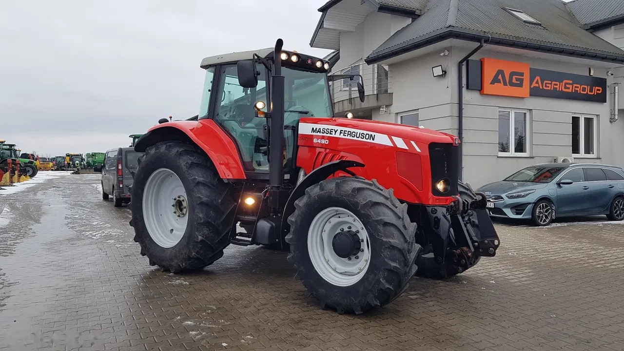 2008 Massey Ferguson 6490, 8.363 mth, Import Auf Lager in der EU — Foto 1