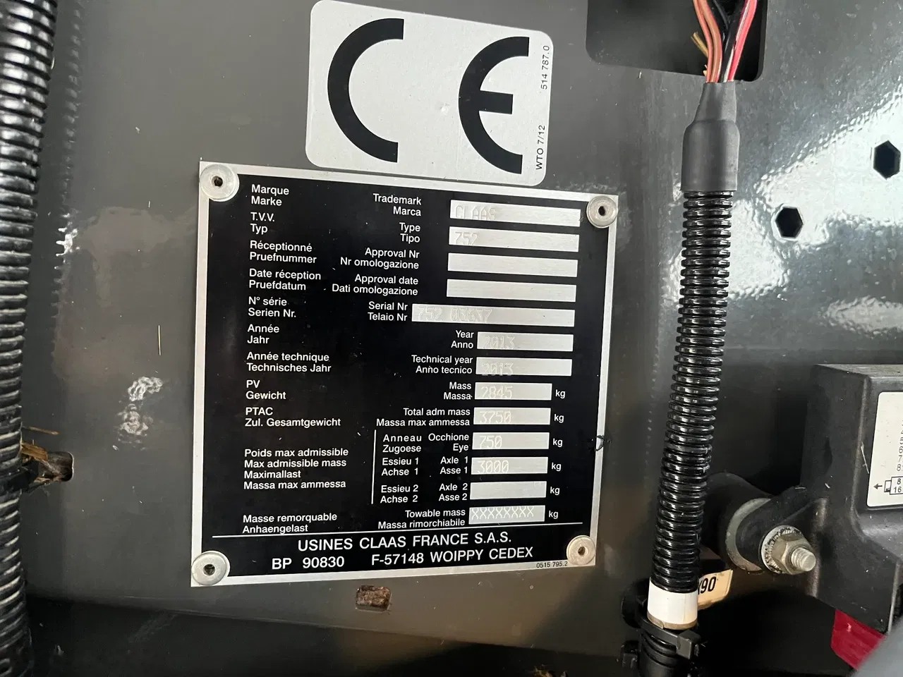 2013 Claas Variant 380, Import Auf Lager in der EU — Foto 10 z 13