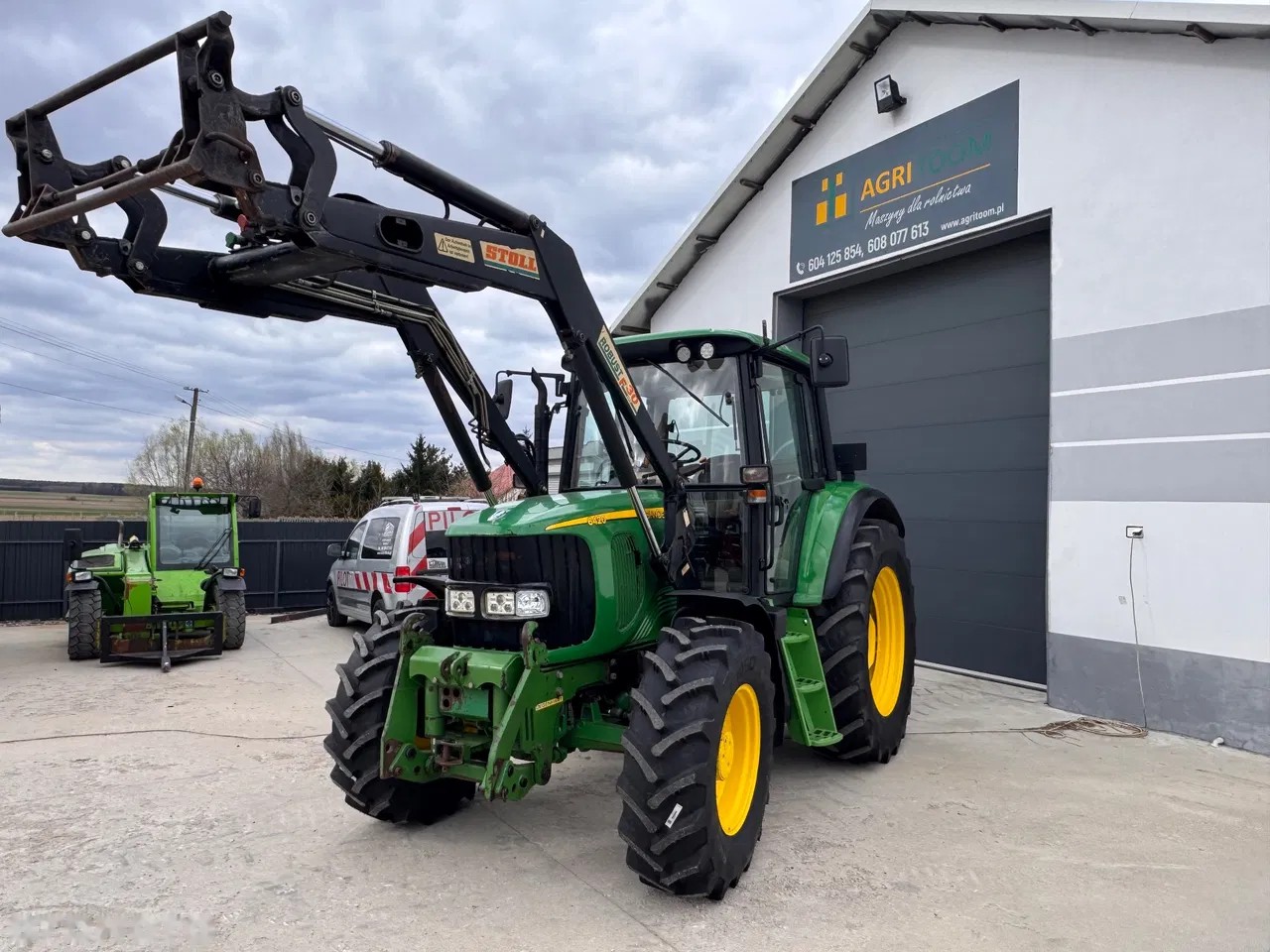 2003 John Deere 6420 Premium, 9.635 mth, Import Auf Lager in der EU — Foto 9 z 20