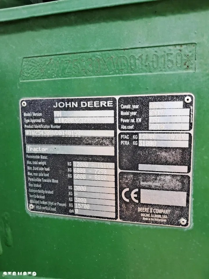 2014 John Deere 5430i, Import Auf Lager in der EU — Foto 13 z 14