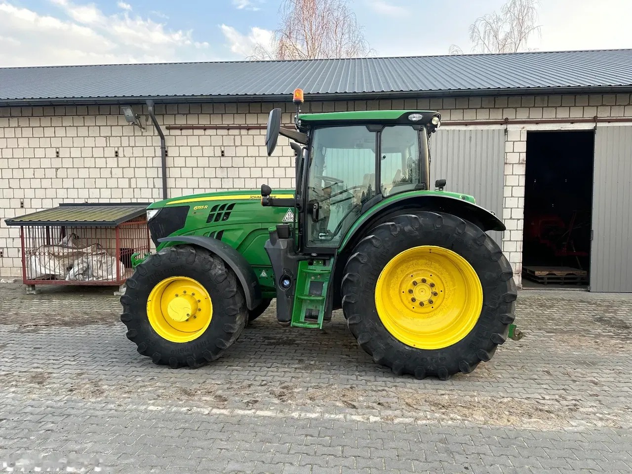 2018 John Deere 6155R, 5.265 mth, Import Auf Lager in der EU — Foto 1