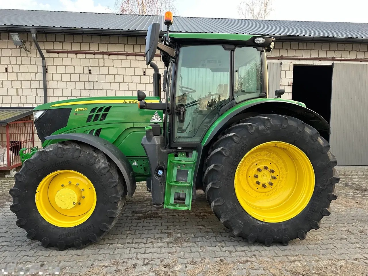 2018 John Deere 6155R, 5.265 mth, Import Auf Lager in der EU — Foto 3 z 8