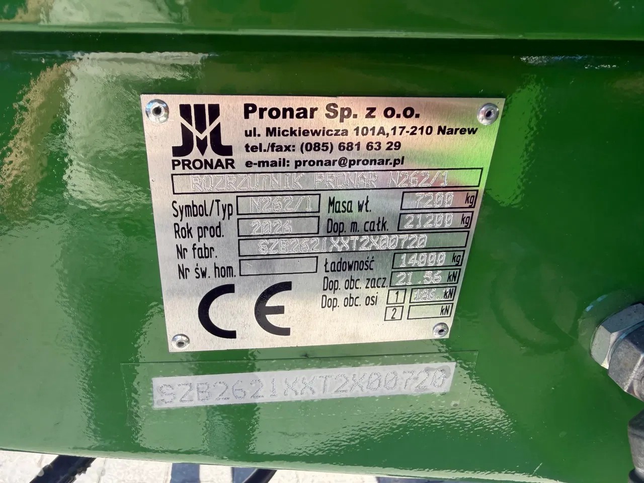 2026 Pronar, Import Auf Lager in der EU — Foto 16 z 17