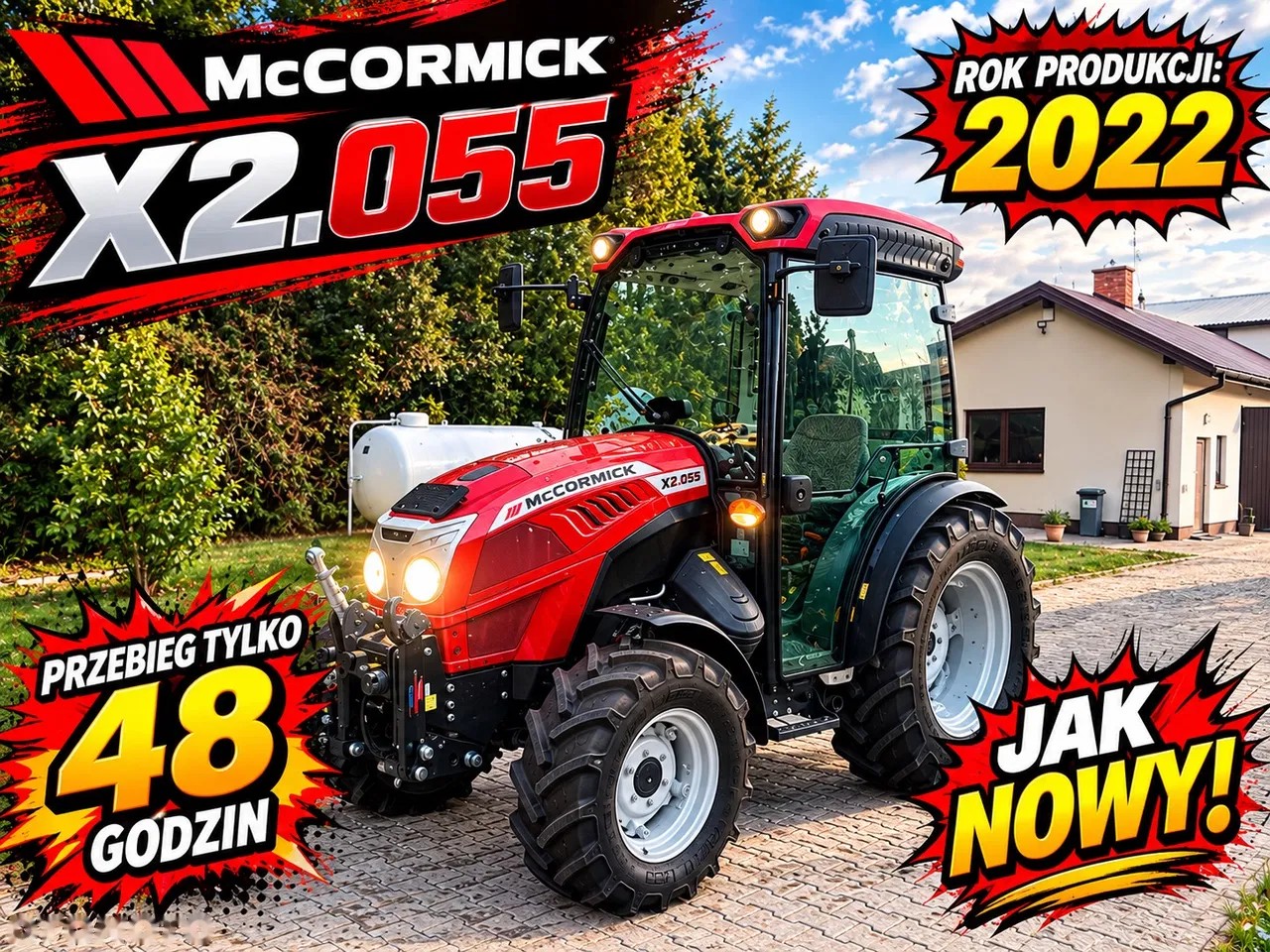 2022 Mccormick X2.055, 47 mth, Import Auf Lager in der EU — Foto 1