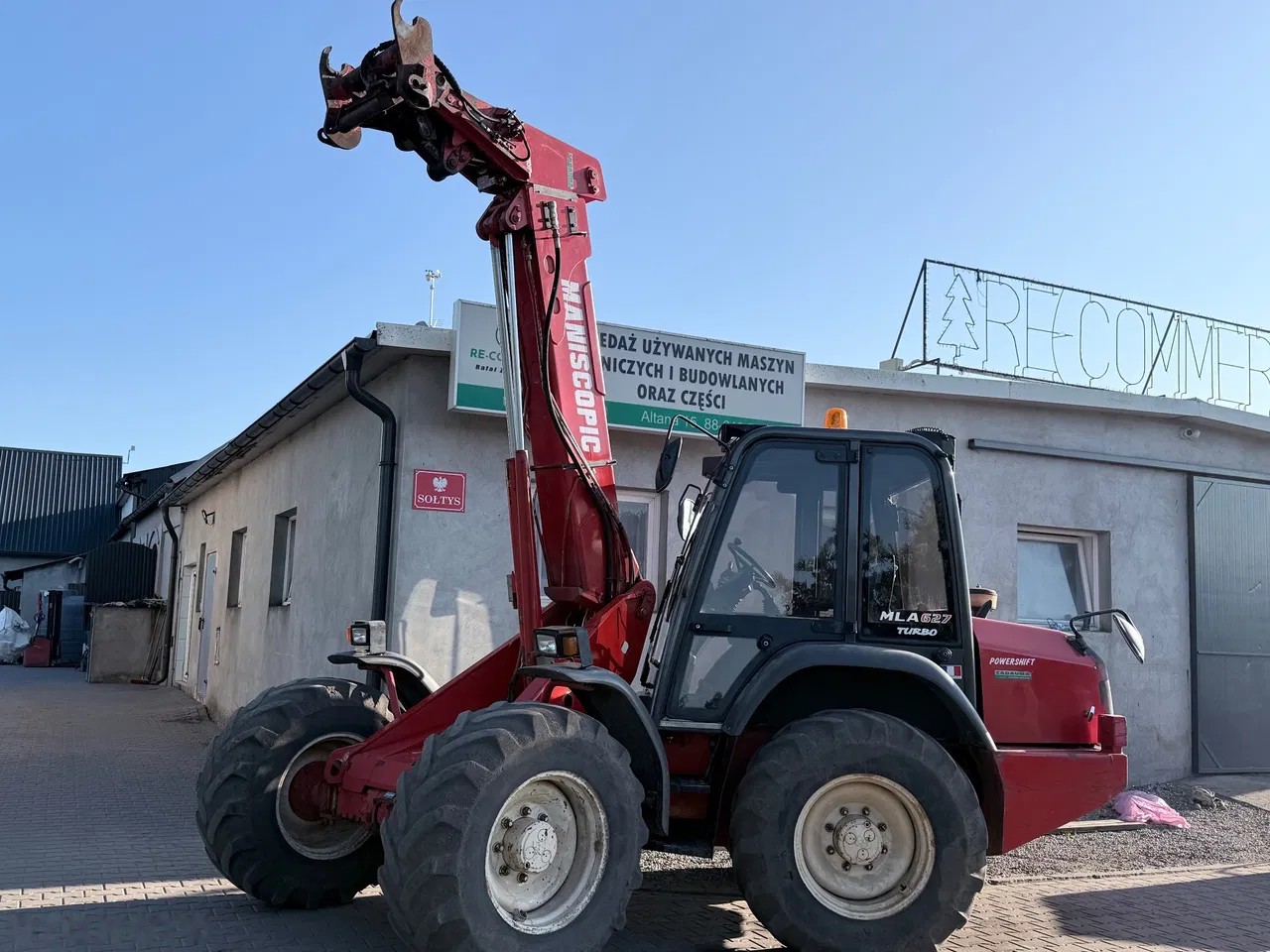 1999 Manitou MLA 627, 6.500 mth, Import Auf Lager in der EU — Foto 1