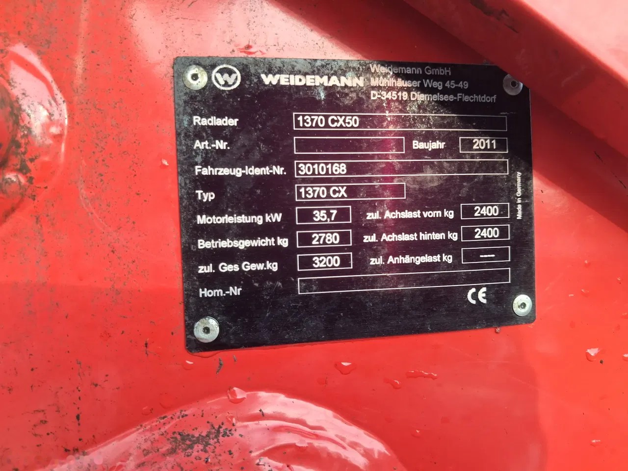 2011 Weidemann 1390 CX50, 7.690 mth, Import Auf Lager in der EU — Foto 5 z 19