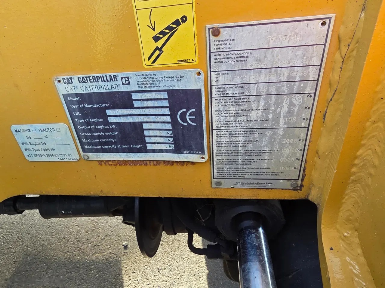 2019 Caterpillar TH 337, 6.600 mth, Import Auf Lager in der EU — Foto 7 z 11