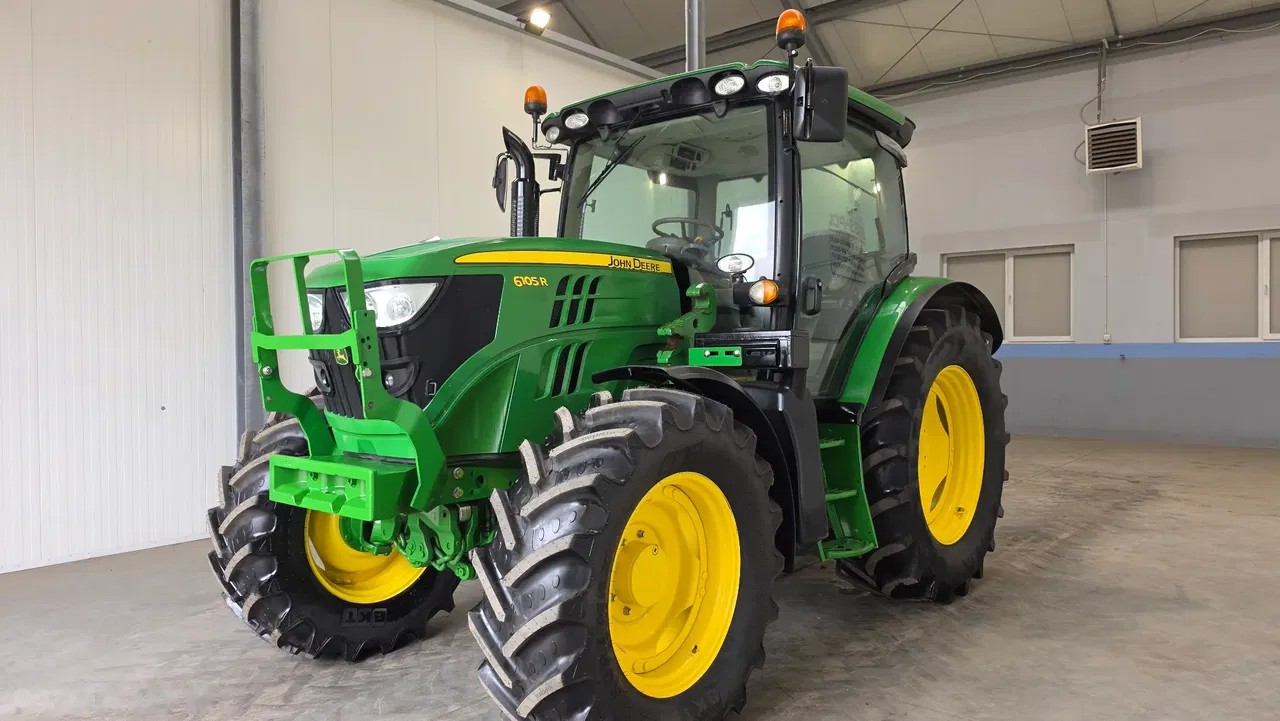 2013 John Deere 6105, 6.000 mth, Import Auf Lager in der EU — Foto 2 z 17