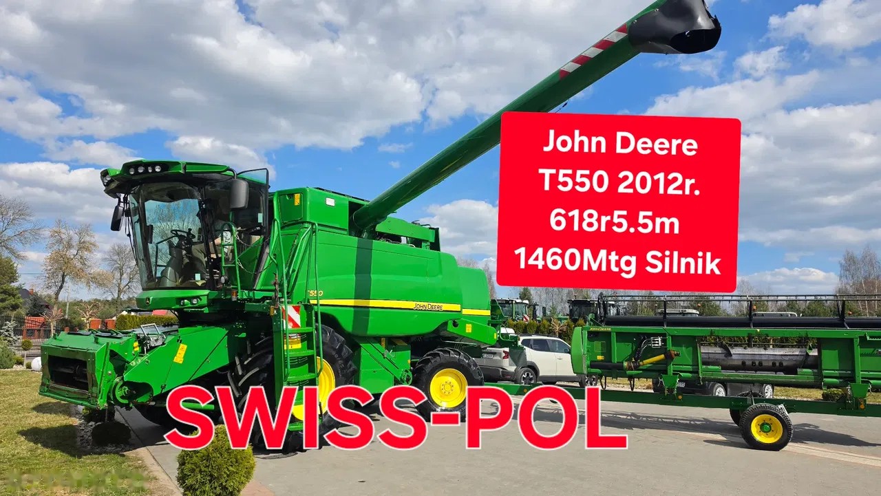 2012 John Deere T550, 1.460 mth, Import Auf Lager in der EU — Foto 2 z 24