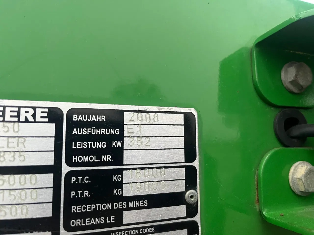 2008 John Deere 7350 ProDrive, Import Auf Lager in der EU — Foto 14 z 17
