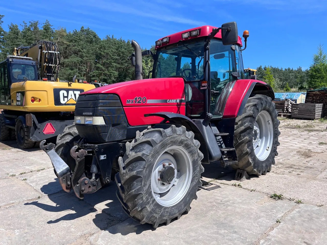 1999 Case Ih MX120, 9.593 mth, Import Auf Lager in der EU — Foto 1