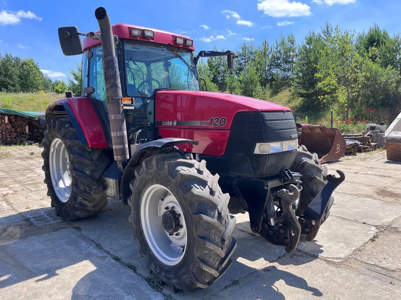 1999 Case Ih MX120, 9.593 mth, Import Auf Lager in der EU — Foto 7 z 15