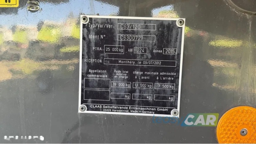 2015 Claas LEXION, 2.603 mth, Import Auf Lager in der EU — Foto 5 z 24