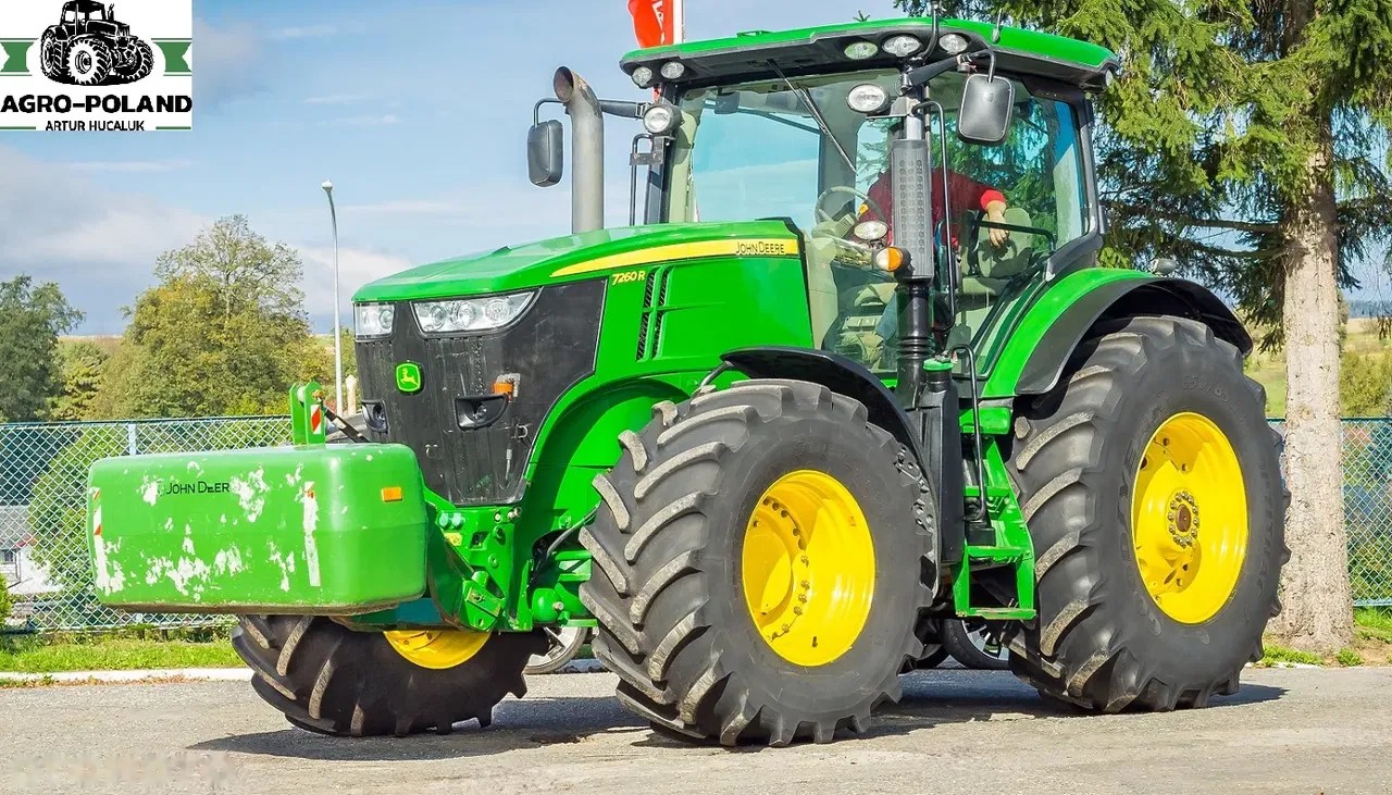 2013 John Deere 7260, 8.515 mth, Import Auf Lager in der EU — Foto 3 z 12