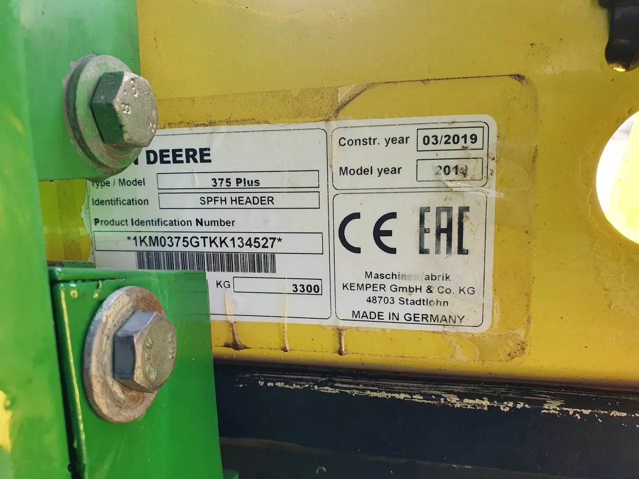 2019 Kemper 375 PLUS, Import Auf Lager in der EU — Foto 13 z 22