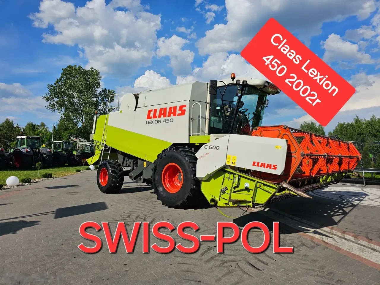 2002 Claas LEXION, 3.600 mth, Import Auf Lager in der EU — Foto 1 | AMECAR 2002 Claas LEXION, 3.600 mth, Import Auf Lager in der EU — Foto 1