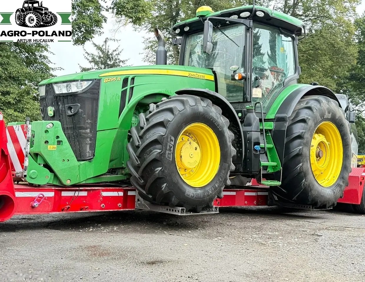 2018 John Deere 8295, 6.696 mth, Import Auf Lager in der EU — Foto 1 | AMECAR 2018 John Deere 8295, 6.696 mth, Import Auf Lager in der EU — Foto 1