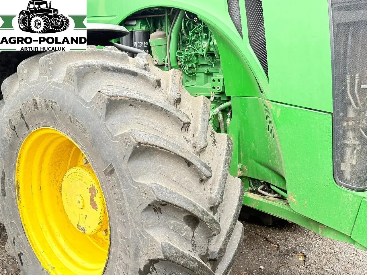 2018 John Deere 8295, 6.696 mth, Import Auf Lager in der EU — Foto 3 z 5