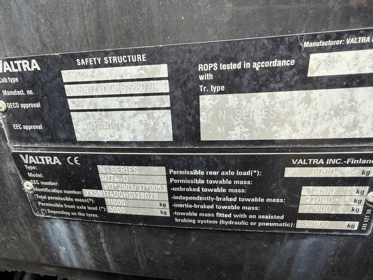 2017 Valtra N174, 7.000 mth, Import Auf Lager in der EU — Foto 14 z 21