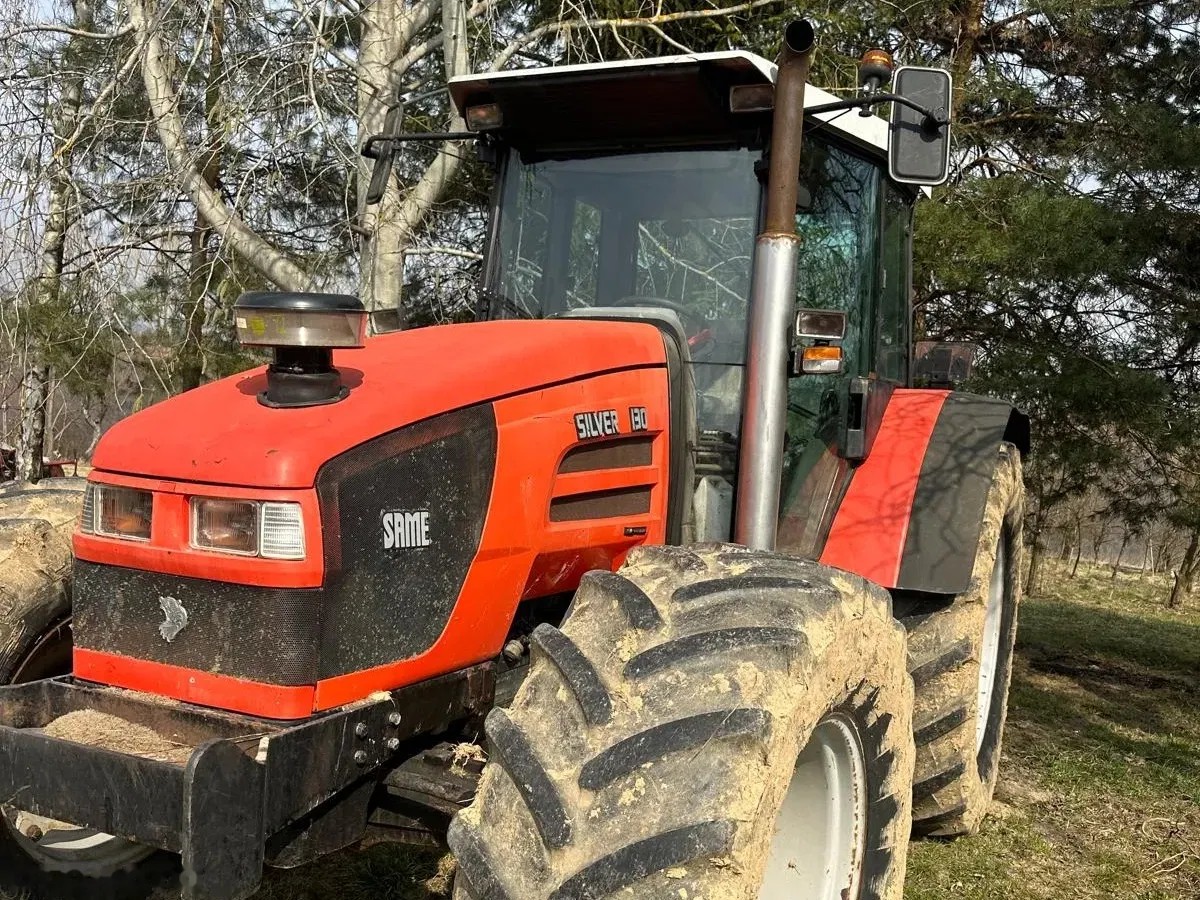 2004 Same TRAKTOR, silber, 7.768 mth, Import Auf Lager in der EU — Foto 1