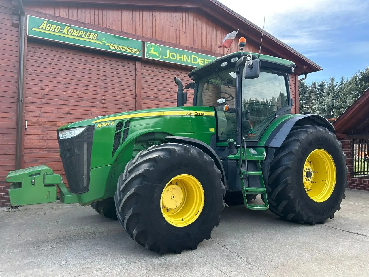 2012 John Deere 8285R, 10.243 mth, Import Auf Lager in der EU — Foto 1