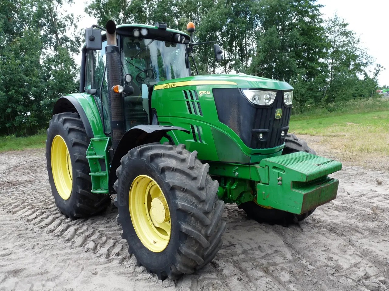2016 John Deere 6170 M, 12.270 mth, Import Auf Lager in der EU — Foto 4 z 10