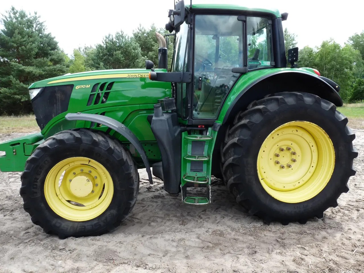 2016 John Deere 6170 M, 12.270 mth, Import Auf Lager in der EU — Foto 7 z 10