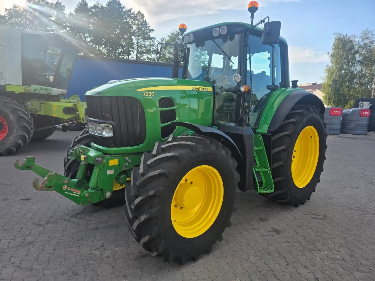 2011 John Deere 7530, 7.400 mth, Import Auf Lager in der EU — Foto 5 z 8