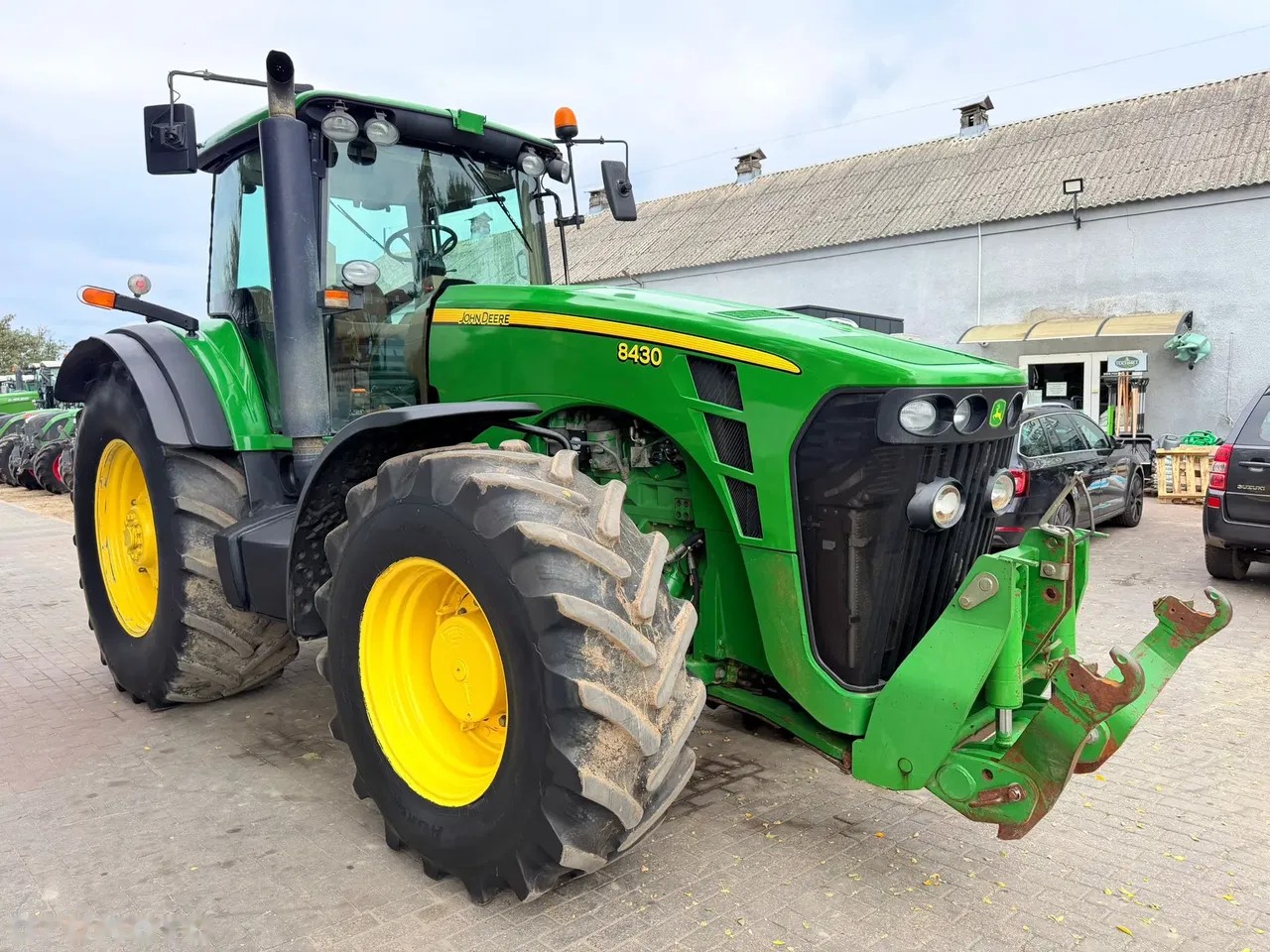 2008 John Deere 8430 Powershift, 13.200 mth, Import Auf Lager in der EU — Foto 12 z 24