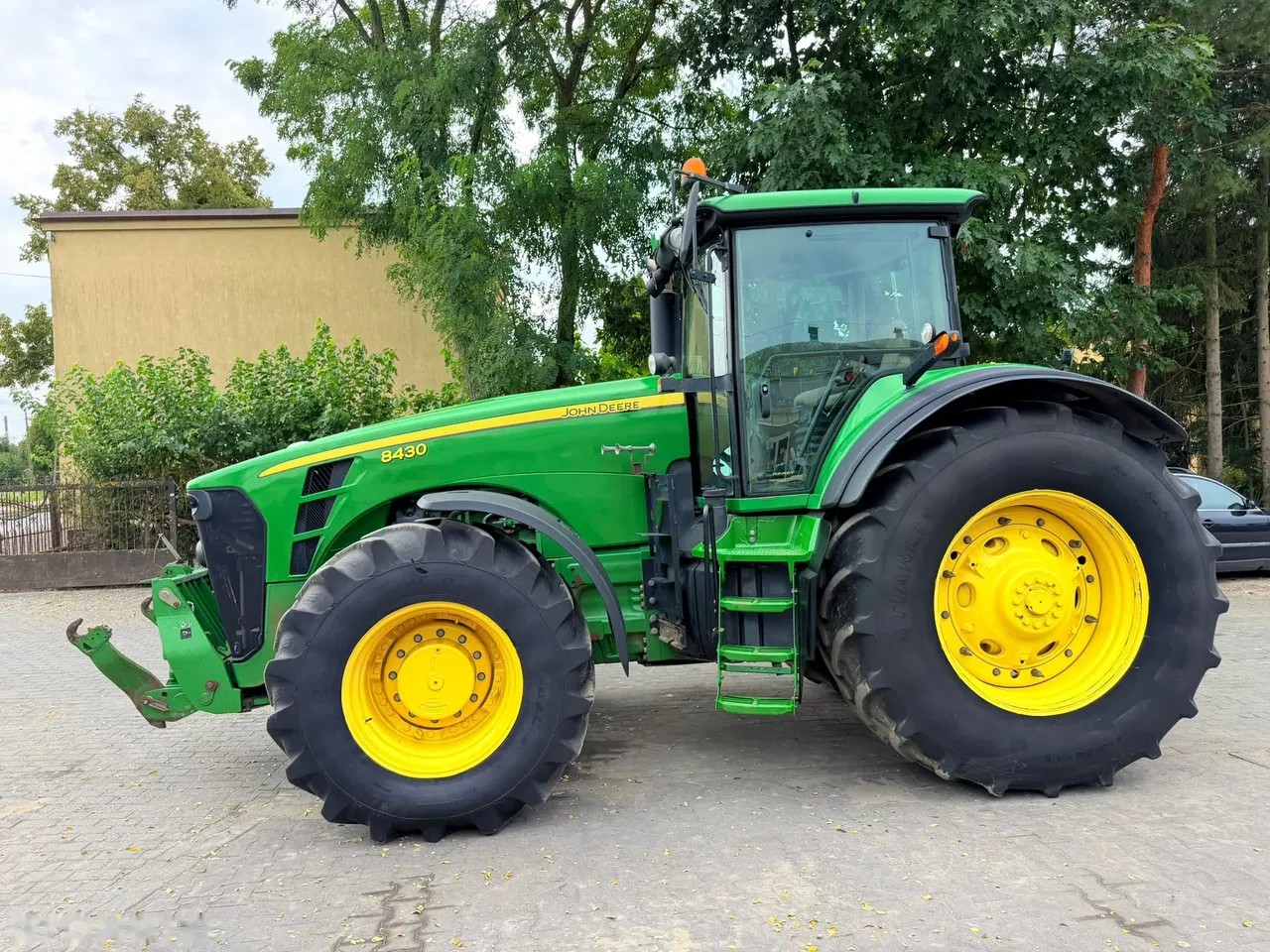 2008 John Deere 8430 Powershift, 13.200 mth, Import Auf Lager in der EU — Foto 7 z 24