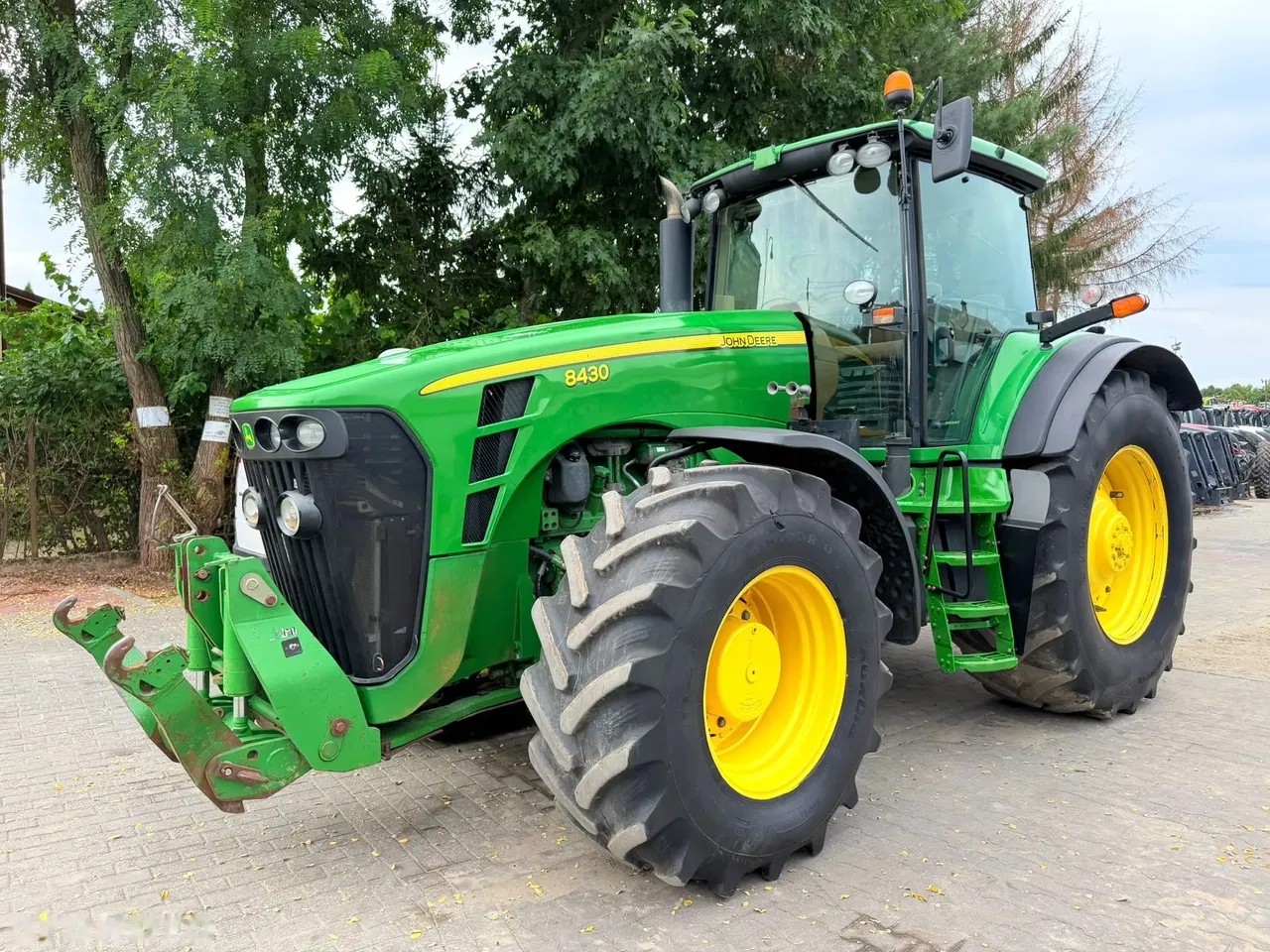 2008 John Deere 8430 Powershift, 13.200 mth, Import Auf Lager in der EU — Foto 9 z 24
