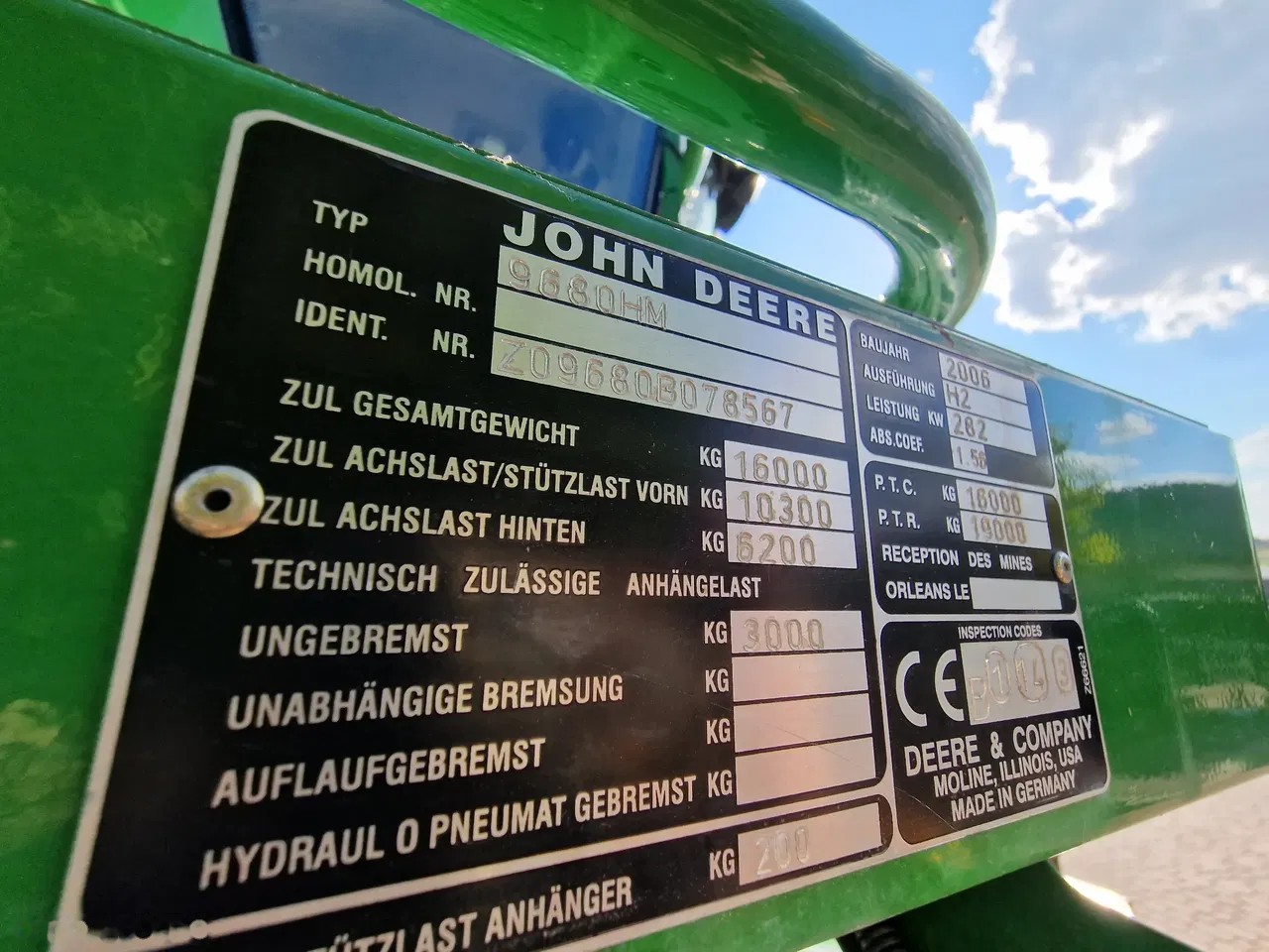 2006 John Deere, Import Auf Lager in der EU — Foto 10 z 18