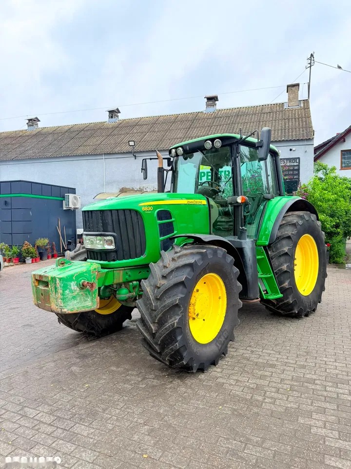 2009 John Deere 6830 Premium, 9.346 mth, Import Auf Lager in der EU — Foto 1