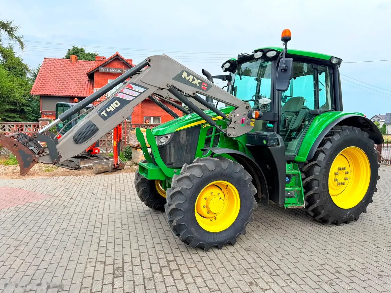 2020 John Deere 6100M, 5.500 mth, Import Auf Lager in der EU — Foto 14 z 24