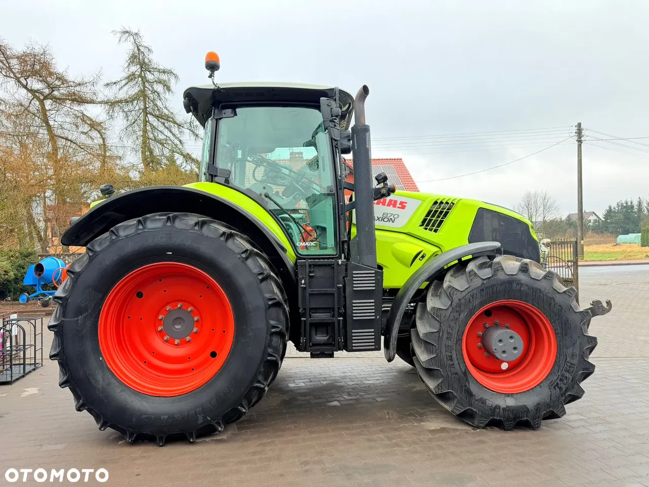 2017 Claas Axion 870 CMATIC CEBIS, 8.282 mth, Import Auf Lager in der EU — Foto 7 z 20