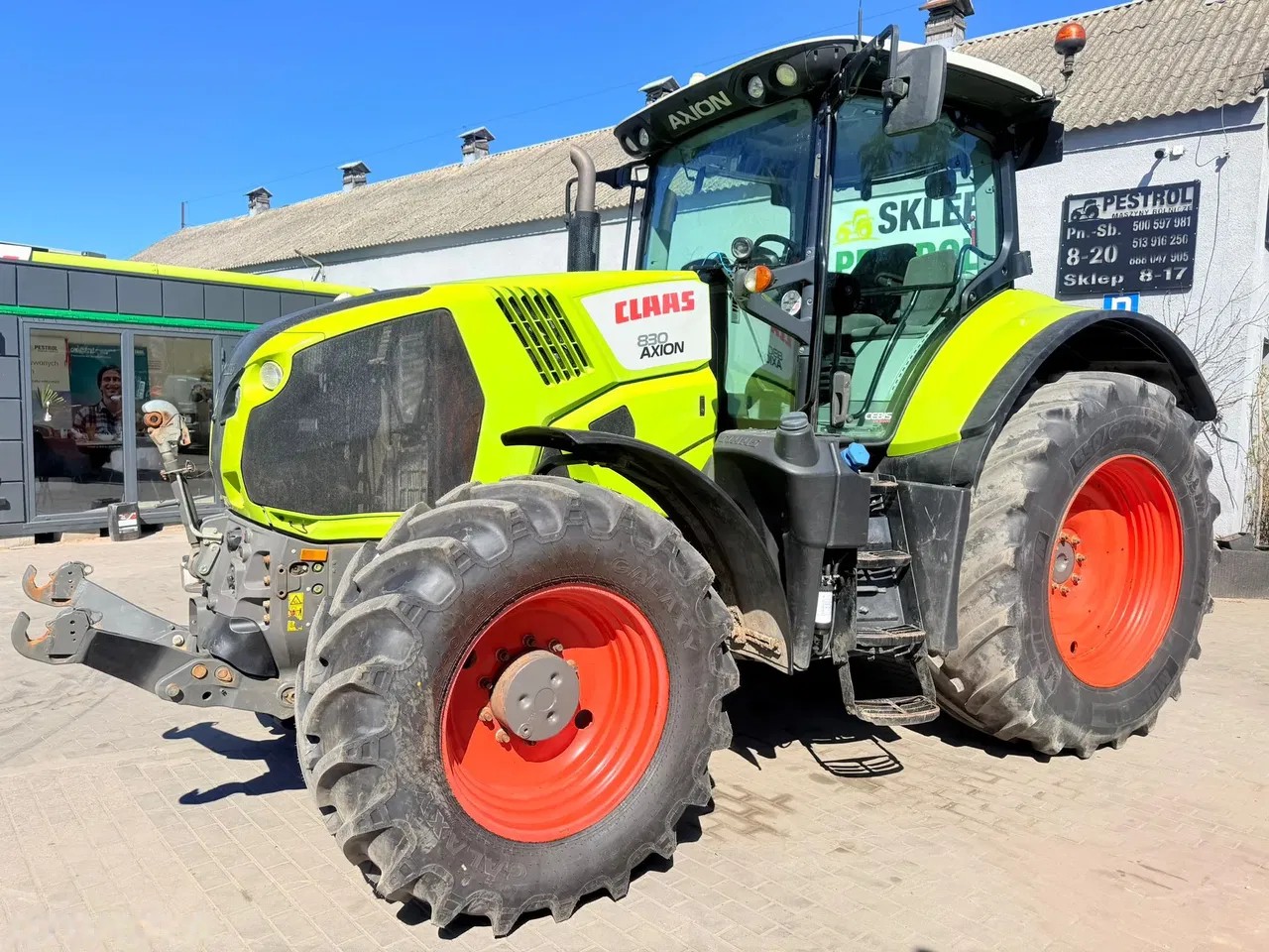 2015 Claas Axion 830 CEBIS, 8.814 mth, Import Auf Lager in der EU — Foto 1