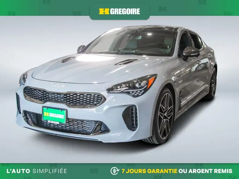 2023 Kia Stinger GT Elite AWD AUTO A/C MAGS CUIR NAV TOIT CAM RECUL, grau, 33.372 km, Import Kanada — Foto 3 z 12