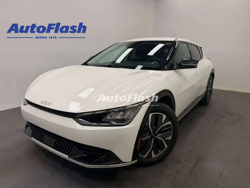 2022 Kia EV6 GT-LINE PKG AWD, 441KM AUTONOMIE, CARPLAY, NAV, weiß, 80.671 km, Import Kanada — Foto 1
