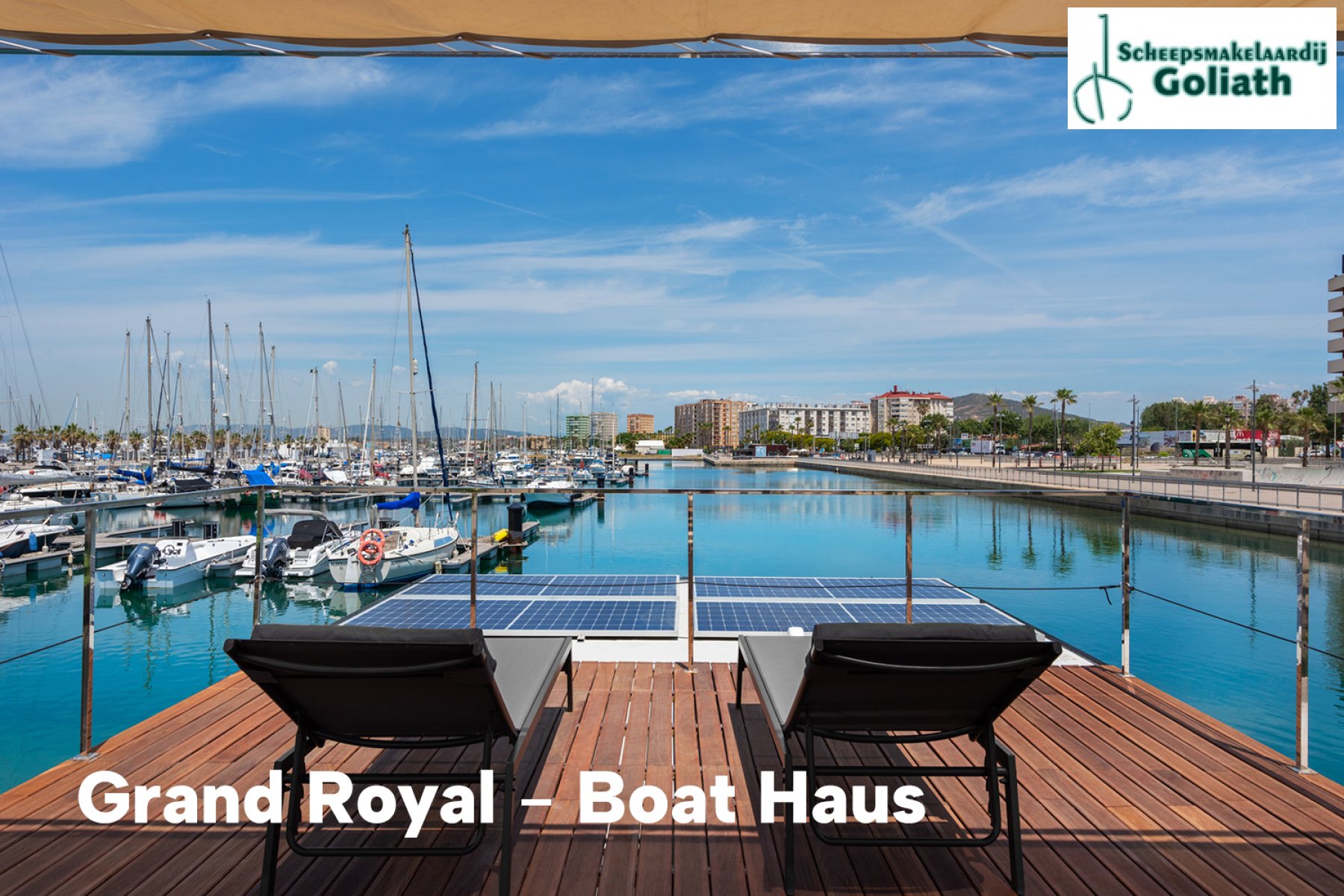 Boat Haus Mediterranean 12X4,5 ROYAL Houseboat, Import Auf Lager in der EU — Foto 3 z 17