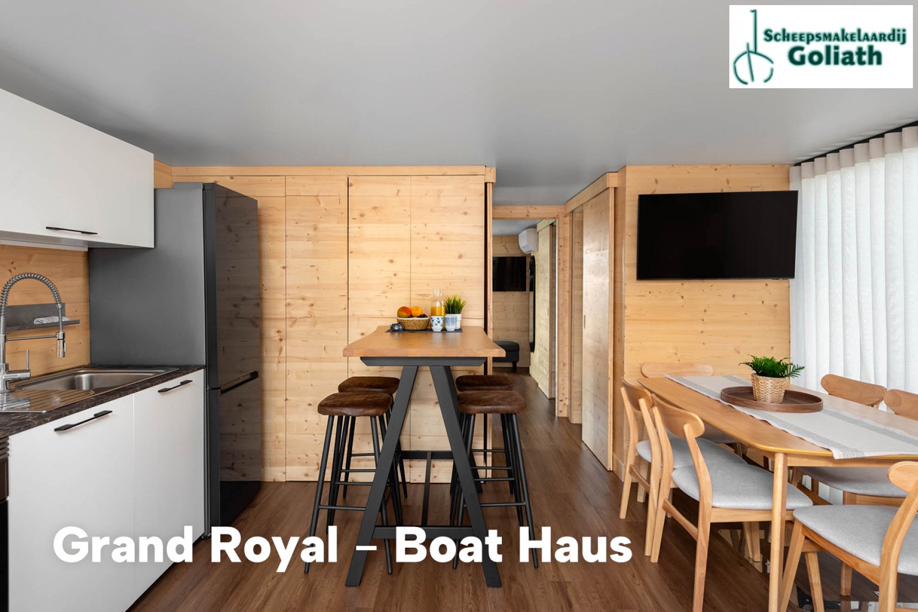 Boat Haus Mediterranean 12X4,5 ROYAL Houseboat, Import Auf Lager in der EU — Foto 5 z 17