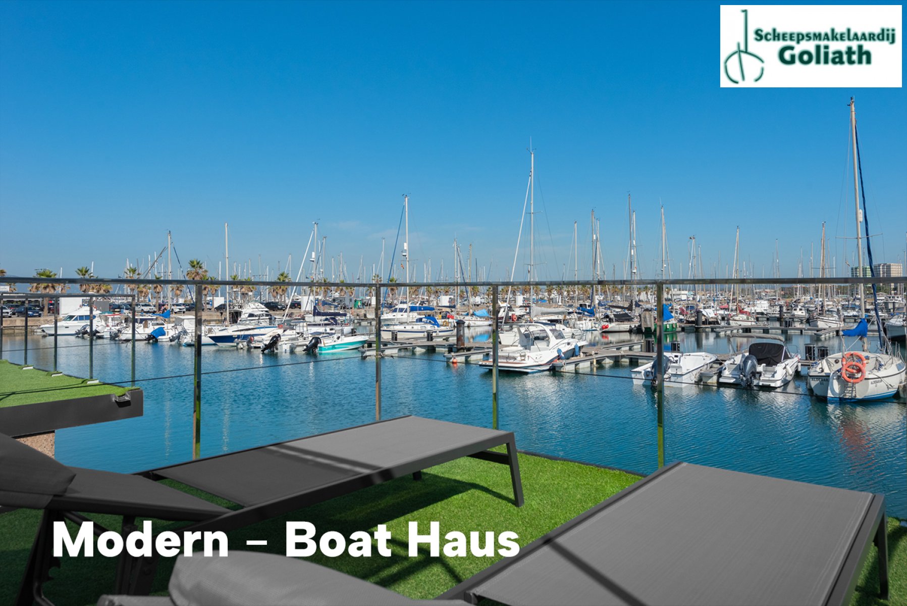 Boat Haus Mediterranean 8X4 MODERN Houseboat, Import Auf Lager in der EU — Foto 11 z 14