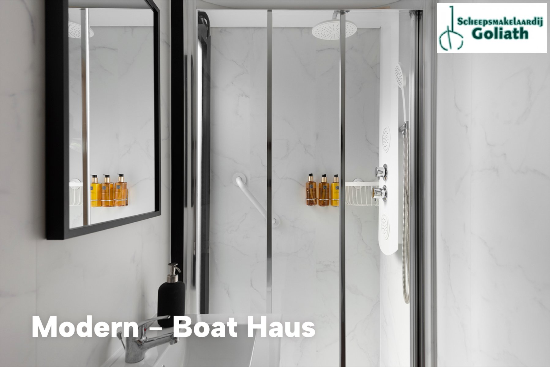 Boat Haus Mediterranean 8X4 MODERN Houseboat, Import Auf Lager in der EU — Foto 7 z 14