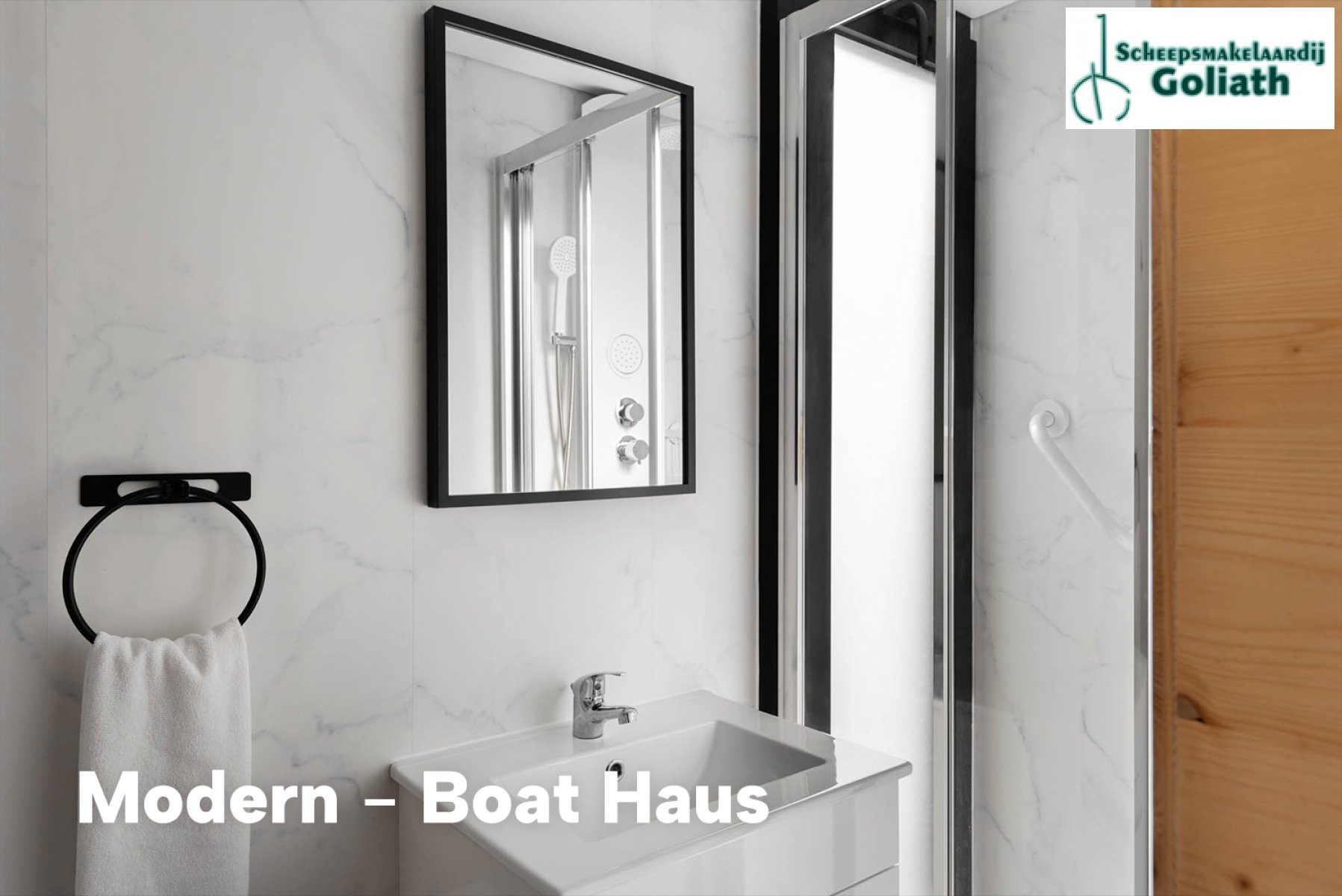 Boat Haus Mediterranean 8X4 MODERN Houseboat, Import Auf Lager in der EU — Foto 8 z 14
