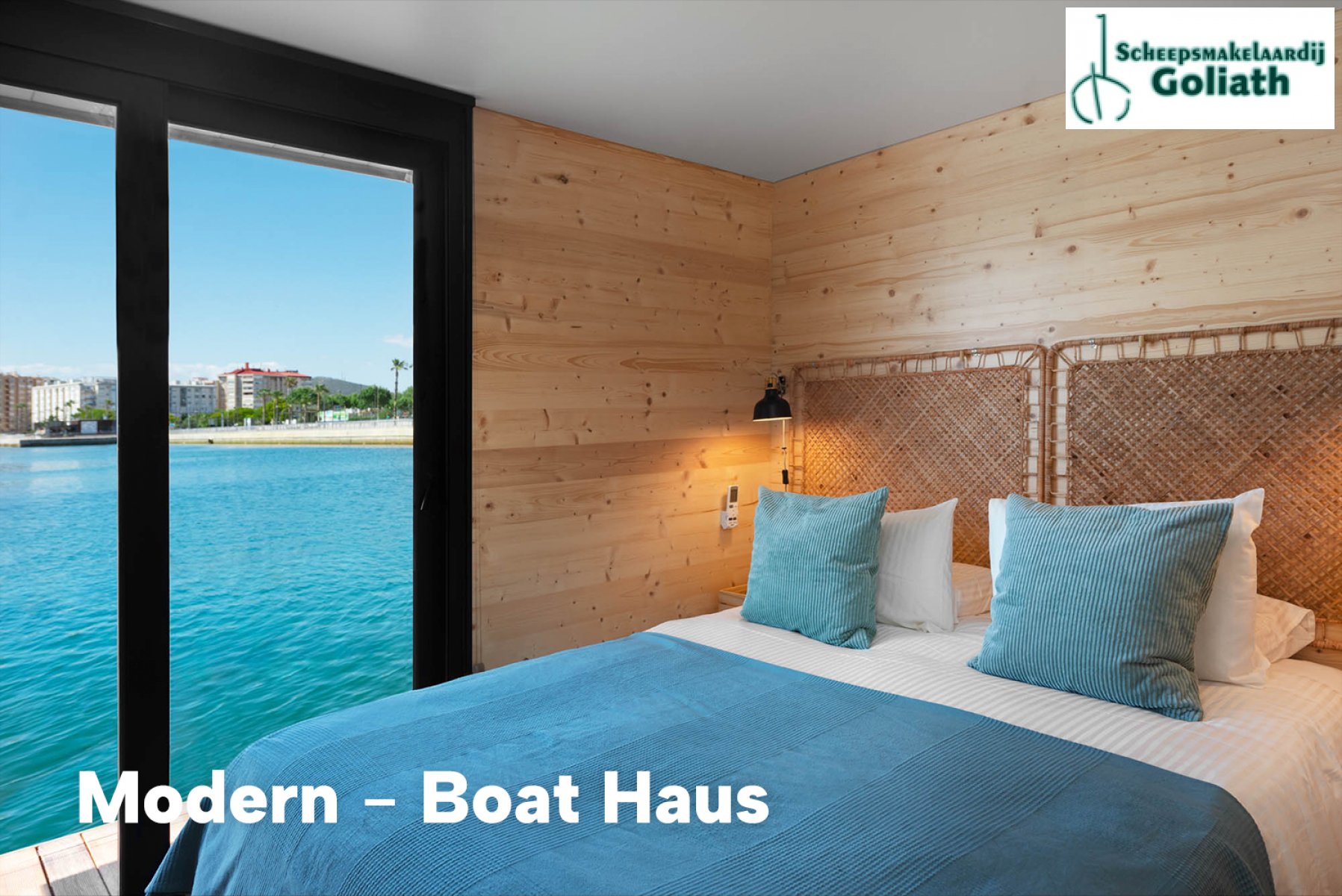 Boat Haus Mediterranean 8X4 MODERN Houseboat, Import Auf Lager in der EU — Foto 9 z 14