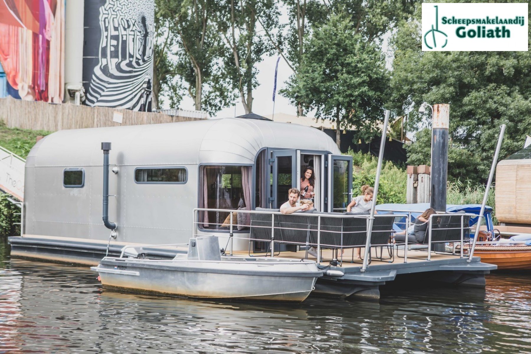 The Coon 1000 Houseboat, Import Auf Lager in der EU — Foto 1